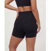 image:imageReal Essentials 4 Pack Womens 6 High Waisted Biker Shorts  Tummy Control Spandex Workout Gym Yoga Running Athletic ShortsSet 6