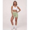 image:imageReal Essentials 4 Pack Womens 6 High Waisted Biker Shorts  Tummy Control Spandex Workout Gym Yoga Running Athletic ShortsSet 7