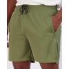 image:image4Pack Mesh Running Shorts for Men with Zippered Pockets by Real Essentials5inch  Set 2