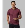 image:imageMens SS Dry Fit Zipper PoloSolid Black  Solid Burgundy  Solid Bright White