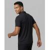 image:imageMens SS Dry Fit Zipper PoloSolid Black  Solid Olive Night  Solid Vintage Indigo