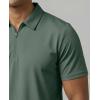 image:imageMens SS Dry Fit Zipper PoloSolid Black  Solid Pine Grove  Solid Ultimate Grey