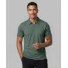 image:imageMens SS Dry Fit Zipper PoloSolid Black  Solid Pine Grove  Solid Ultimate Grey