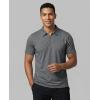 image:imageMens SS Dry Fit Zipper PoloSolid Black  Solid Quiet Shade  Solid Ultimate Grey