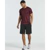 image:imageReal Essentials 5 Pack Mens DryFit Short Sleeve Crew Neck T Shirts Fitness Running Gym Workout Cool Exercise Athletic TeeSet 1