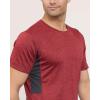 image:imageReal Essentials 5 Pack Mens DryFit Short Sleeve Crew Neck T Shirts Fitness Running Gym Workout Cool Exercise Athletic TeeSet 5