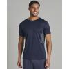 image:imageReal Essentials 5 Pack Mens DryFit Short Sleeve Crew Neck T Shirts Fitness Running Gym Workout Cool Exercise Athletic TeeSet 6