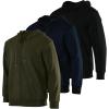 image:imageReal Essentials 3 Pack Mens Fleece Long Sleeve Full Zip Hoodie  Athletic Sweatshirt Jacket Available in Big amp TallSet 2
