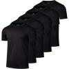 image:imageReal Essentials 5 Pack Mens DryFit Short Sleeve Crew Neck T Shirts Fitness Running Gym Workout Cool Exercise Athletic TeeSet 8