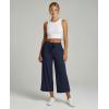 image:imageReal Essentials 3 Pack Womens UltraSoft Wide Leg Loose Capri Open Bottom Pants  Yoga Lounge PocketsAvailable in PlusSet 10