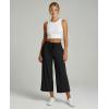 image:imageReal Essentials 3 Pack Womens UltraSoft Wide Leg Loose Capri Open Bottom Pants  Yoga Lounge PocketsAvailable in PlusSet 9