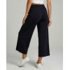 image:imageReal Essentials 3 Pack Womens UltraSoft Wide Leg Loose Capri Open Bottom Pants  Yoga Lounge PocketsAvailable in PlusSet 9