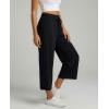 image:imageReal Essentials 3 Pack Womens UltraSoft Wide Leg Loose Capri Open Bottom Pants  Yoga Lounge PocketsAvailable in PlusSet 9