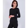 image:imageReal Essentials 4 Piece Womens Thermal Underwear Set  Thermal Underwear for Women Fleece Lined Top amp Bottom Long JohnsSet 3