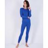 image:imageReal Essentials 4 Piece Womens Thermal Underwear Set  Thermal Underwear for Women Fleece Lined Top amp Bottom Long JohnsSet 7