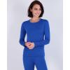 image:imageReal Essentials 4 Piece Womens Thermal Underwear Set  Thermal Underwear for Women Fleece Lined Top amp Bottom Long JohnsSet 7