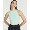 image:imageReal Essentials 5 Pack Womens Ribbed Crop Tank Tops Sleeveless Racerback Workout Yoga Athletic amp Casual ShirtsSet 4