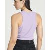 image:imageReal Essentials 5 Pack Womens Ribbed Crop Tank Tops Sleeveless Racerback Workout Yoga Athletic amp Casual ShirtsSet 8