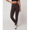 image:imageReal Essentials Ladies Essential LeggingSolid Black  Solid Black  Solid Chocolate Torte  Solid Moonbeam