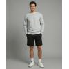 image:imageReal Essentials 3 Pack Mens 9 Cotton Fleece Sweat Short  Casual Gym Lounge amp Sleep Shorts with PocketsSet 9