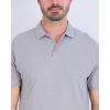 image:imageReal Essentials 3 Pack Mens Cotton Short Sleeve Polo  Collared Pique Golf Shirt Casual Performance Big amp Tall AvailableSet B