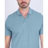 image:imageReal Essentials 3 Pack Mens Cotton Short Sleeve Polo  Collared Pique Golf Shirt Casual Performance Big amp Tall AvailableSet D