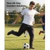 image:imageReal Essentials 3 Pack Mens Mesh Open Bottom Sweatpants Gym Active Athletic Workout Casual Pants with Pockets Big amp TallSet 1