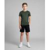 image:imageReal Essentials 5 Pack Boys Dry Fit Short Sleeve TShirt  Athletic Baseball Soccer Tee Tops for Kids Youth amp TeensSet D