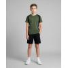 image:imageReal Essentials 5 Pack Boys Dry Fit Short Sleeve TShirt  Athletic Baseball Soccer Tee Tops for Kids Youth amp TeensSet I