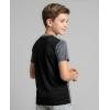 image:imageReal Essentials 5 Pack Boys Dry Fit Short Sleeve TShirt  Athletic Baseball Soccer Tee Tops for Kids Youth amp TeensSet J