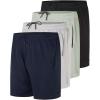 image:image4Pack Mens Mesh Running Shorts with Zipper Pockets by Real Essentials5inch  Set 6