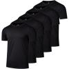 image:imageReal Essentials 5 Pack Boys Dry Fit Short Sleeve TShirt  Athletic Baseball Soccer Tee Tops for Kids Youth amp TeensSet G