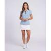 image:imageReal Essentials 3 Pack Womens Dry Fit Polo Shirts Quarter Zip Short Sleeve Athletic Golf Tennis Workout Gym Collared TopsSolid Black  Solid Ballad Blue  Solid Pale Lilac