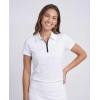 image:imageReal Essentials 3 Pack Womens Dry Fit Polo Shirts Quarter Zip Short Sleeve Athletic Golf Tennis Workout Gym Collared TopsSolid Black  Solid Quiet Shade  Solid Bright White