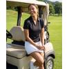 image:imageReal Essentials 3 Pack Womens Polo Shirts Short Sleeve V Neck Dry Fit Golf Athletic Workout Gym Office Collared TopsSolid Black  Solid Quiet Shade  Solid Bright White