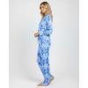 image:imageReal Essentials 2 Pack Womens Long Sleeve Pajama Sets  Soft Comfy 2 Piece PJ Set Matching Ladies Sleepwear Plus SizeSet I Blue  Gray