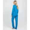 image:imageReal Essentials 2 Pack Womens Long Sleeve Pajama Sets  Soft Comfy 2 Piece PJ Set Matching Ladies Sleepwear Plus SizeSet K Royal Blue  Pink