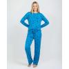 image:imageReal Essentials 2 Pack Womens Long Sleeve Pajama Sets  Soft Comfy 2 Piece PJ Set Matching Ladies Sleepwear Plus SizeSet K Royal Blue  Pink