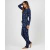 image:imageReal Essentials 2 Pack Womens Long Sleeve Pajama Sets  Soft Comfy 2 Piece PJ Set Matching Ladies Sleepwear Plus SizeSet L Burgundy  Blue
