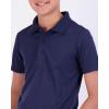image:imageReal Essentials 3 Pack Boys Short Sleeve Polo Shirt  School Uniform Active Performance Golf Ages 416Set 9