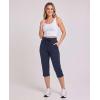 image:imageReal Essentials 3 Pack Womens Capri Open Bottom Sweatpants  Casual Lounge Athletic Workout Yoga Pants with Pockets PlusSet 10