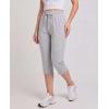 image:imageReal Essentials 3 Pack Womens Capri Open Bottom Sweatpants  Casual Lounge Athletic Workout Yoga Pants with Pockets PlusSet 10