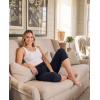 image:imageReal Essentials 3 Pack Womens Capri Open Bottom Sweatpants  Casual Lounge Athletic Workout Yoga Pants with Pockets PlusSet 10