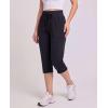 image:imageReal Essentials 3 Pack Womens Capri Open Bottom Sweatpants  Casual Lounge Athletic Workout Yoga Pants with Pockets PlusSet 9