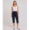 image:imageReal Essentials 3 Pack Womens Capri Open Bottom Sweatpants  Casual Lounge Athletic Workout Yoga Pants with Pockets PlusSet 9