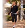 image:imageReal Essentials 3 Pack Womens Capri Open Bottom Sweatpants  Casual Lounge Athletic Workout Yoga Pants with Pockets PlusSet 9