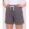 image:imageReal Essentials 3 Pack Womens Fleece Lounge Shorts Athletic Workout Gym Sweat Sleep Casual Cotton Comfy with PocketsSolid Black  Charcoal Heather  Grey Heather