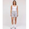 image:imageReal Essentials 3 Pack Womens Fleece Lounge Shorts Athletic Workout Gym Sweat Sleep Casual Cotton Comfy with PocketsSolid Black  Charcoal Heather  Grey Heather