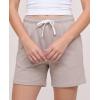 image:imageReal Essentials 3 Pack Womens Fleece Lounge Shorts Athletic Workout Gym Sweat Sleep Casual Cotton Comfy with PocketsSolid Black  Solid Chocolate Torte  Solid Moonbeam