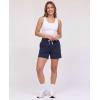 image:imageReal Essentials 3 Pack Womens Fleece Lounge Shorts Athletic Workout Gym Sweat Sleep Casual Cotton Comfy with PocketsSolid Black  Solid Navy Blazer  Charcoal Heather